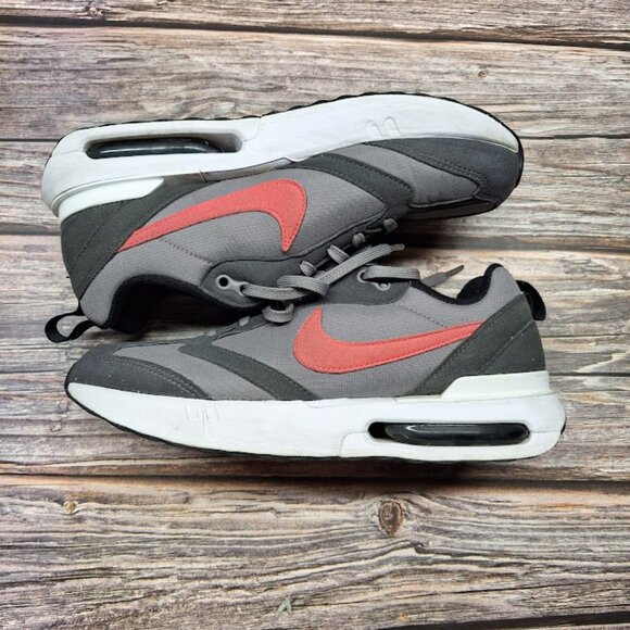 Nike Air Max Dawn GS Flat Pewter/Siren Red Youth Size 6.5 W8 - Picture 5 of 7